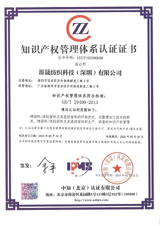 2019年知識產權體系證書